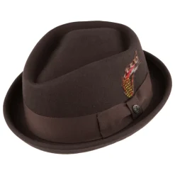 Fashion Chapeau Pork Pie Déformable Diamond Crown marron JAXON & JAMES Homme Chapeaux Pork Pie|Chapeaux Hiver