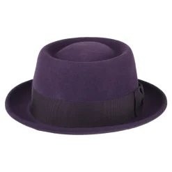 Cheap Chapeau Pork Pie Déformable Hydrofuge Darron en Laine Feutrée violet Homme Chapeaux Pork Pie|Chapeaux Homme