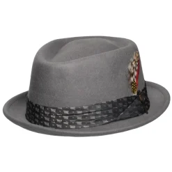Store Chapeau Pork Pie en Laine Feutrée Stout gris clair Homme Chapeaux Pork Pie|Chapeaux Homme