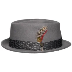Store Chapeau Pork Pie en Laine Feutrée Stout gris clair Homme Chapeaux Pork Pie|Chapeaux Homme
