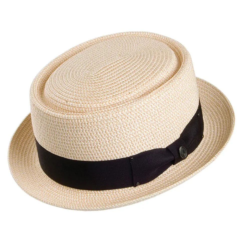 Cheap Chapeau Pork Pie en Paille Toyo Tressée naturel JAXON & JAMES Homme Chapeaux Pork Pie|Chapeaux De Paille