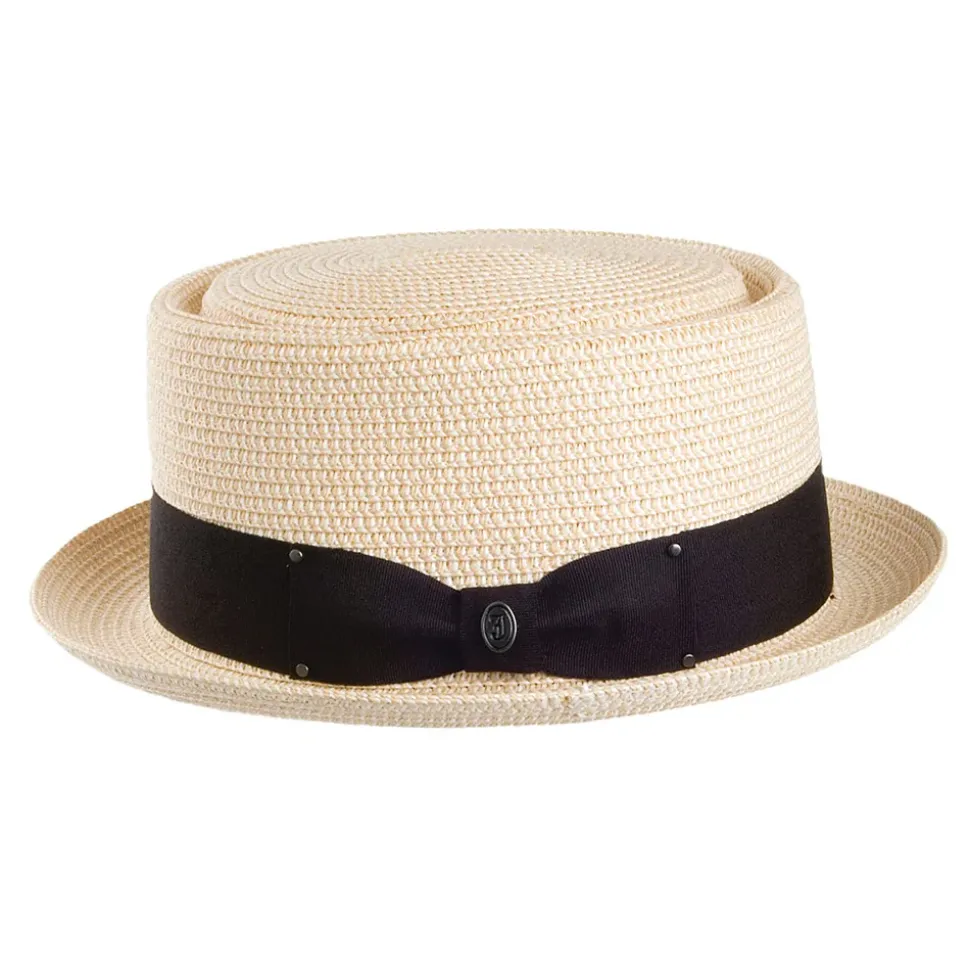 Cheap Chapeau Pork Pie en Paille Toyo Tressée naturel JAXON & JAMES Homme Chapeaux Pork Pie|Chapeaux De Paille