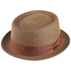 Hot Chapeau Pork Pie Waits cuivre Homme Chapeaux Pork Pie|Chapeaux De Paille