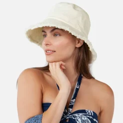 Fashion Chapeau Été en Coton Huahina crème Femme Chapeaux Été|Chapeaux Femme