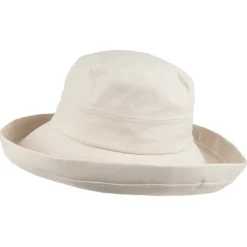 Cheap Chapeau Été en Lin Pliable Lily sable SUR LA TÊTE Femme Chapeaux Été|Petite Tailles