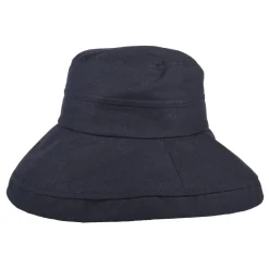 Discount Chapeau Été en Lin Pliable Lily bleu marine SUR LA TÊTE Femme Petite Tailles|Chapeaux Été