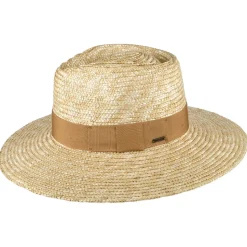 Flash Sale Chapeau Été en Paille Joanna naturel-beige sable Femme Chapeaux Fedora|Chapeaux Été
