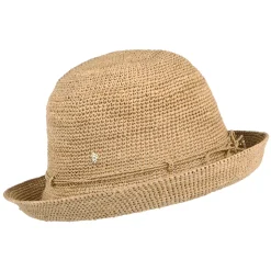 New Chapeau Été en Raphia Pliable Provence 8 nougat Femme Chapeaux Été|Chapeaux De Paille