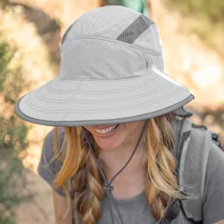 Best Sale Chapeau Été Hydrofuge Ultra Adventure gris clair Femme Chapeaux Été|Chapeaux De Pluie