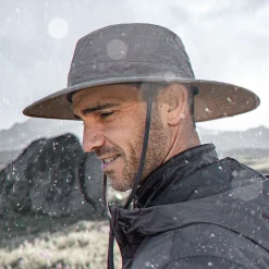 Flash Sale Chapeau Été Imperméable Outback Storm gris foncé Femme Chapeaux Été|Chapeaux De Pluie
