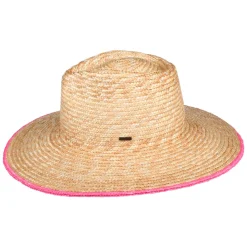 Shop Chapeau Été Joanna Festival en Paille naturel-rose Femme Chapeaux Été|Chapeaux De Paille