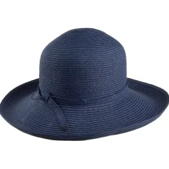 Online Chapeau Été Pliable Traveller bleu marine SUR LA TÊTE Femme Chapeaux Été|Chapeaux De Paille