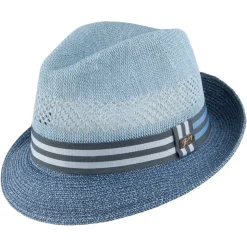 Store Chapeau Trilby Berle bleu marine Femme/Homme Chapeaux Trilby|Chapeaux Fedora