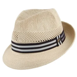 Store Chapeau Trilby Berle décoloré Femme/Homme Chapeaux Trilby|Chapeaux Fedora