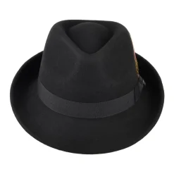 Cheap Chapeau Trilby Detroit noir JAXON & JAMES Femme/Homme Chapeaux Trilby|Chapeaux Fedora