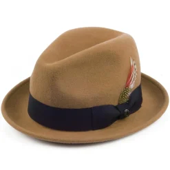 Outlet Chapeau Trilby Déformable Blues noix de pécan JAXON & JAMES Femme/Homme Chapeaux Trilby|Chapeaux Fedora