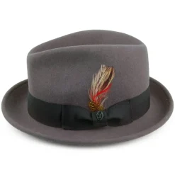 Discount Chapeau Trilby Déformable Blues gris JAXON & JAMES Femme/Homme Chapeaux Trilby|Chapeaux Fedora
