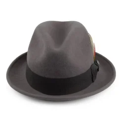 Discount Chapeau Trilby Déformable Blues gris JAXON & JAMES Femme/Homme Chapeaux Trilby|Chapeaux Fedora