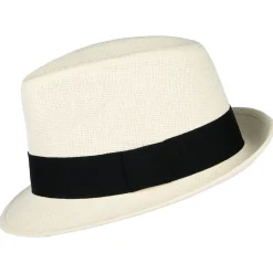Store Chapeau Trilby en Paille Toyo naturel Femme/Homme Chapeaux Trilby|Chapeaux Fedora
