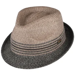 Best Chapeau Trilby en Paille Toyo Hooper anthracite Femme/Homme Chapeaux Trilby|Chapeaux Fedora
