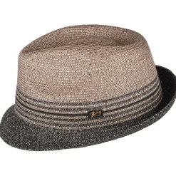 Best Chapeau Trilby en Paille Toyo Hooper anthracite Femme/Homme Chapeaux Trilby|Chapeaux Fedora