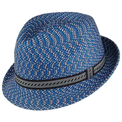 Best Chapeau Trilby Mannes bleu-multi Femme/Homme Chapeaux Trilby|Chapeaux Fedora