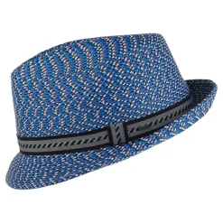 Best Chapeau Trilby Mannes bleu-multi Femme/Homme Chapeaux Trilby|Chapeaux Fedora