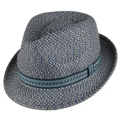 Hot Chapeau Trilby Mannes bleu marine et mix de couleurs Femme/Homme Chapeaux Trilby|Chapeaux Fedora