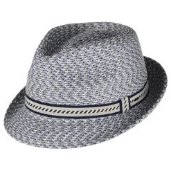 Shop Chapeau Trilby Mannes bleu marine-crème Femme/Homme Chapeaux Trilby|Chapeaux Fedora
