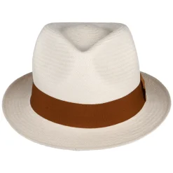 Fashion Chapeau Trilby Panama décoloré-toffee Femme/Homme Chapeaux Trilby|Chapeaux Fedora