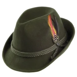 Best Sale Chapeau Tyrolien vert JAXON & JAMES Femme/Homme Chapeaux Trilby|Chapeaux Fedora