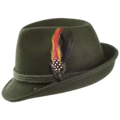Best Sale Chapeau Tyrolien vert JAXON & JAMES Femme/Homme Chapeaux Trilby|Chapeaux Fedora