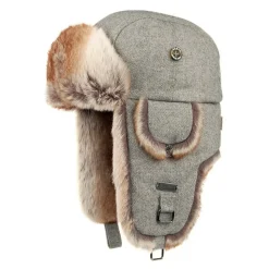 Store Chapka à Chevrons Kamikaze gris Homme Chapeaux Hiver