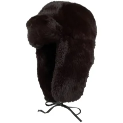 Cheap Chapka en Fausse Fourrure noir Femme Fausse Fourrure|Chapeaux Hiver