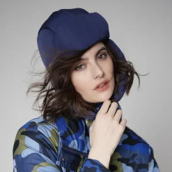 New Chapka Matelassée bleu marine Femme Chapeaux Hiver|Chapeaux Femme